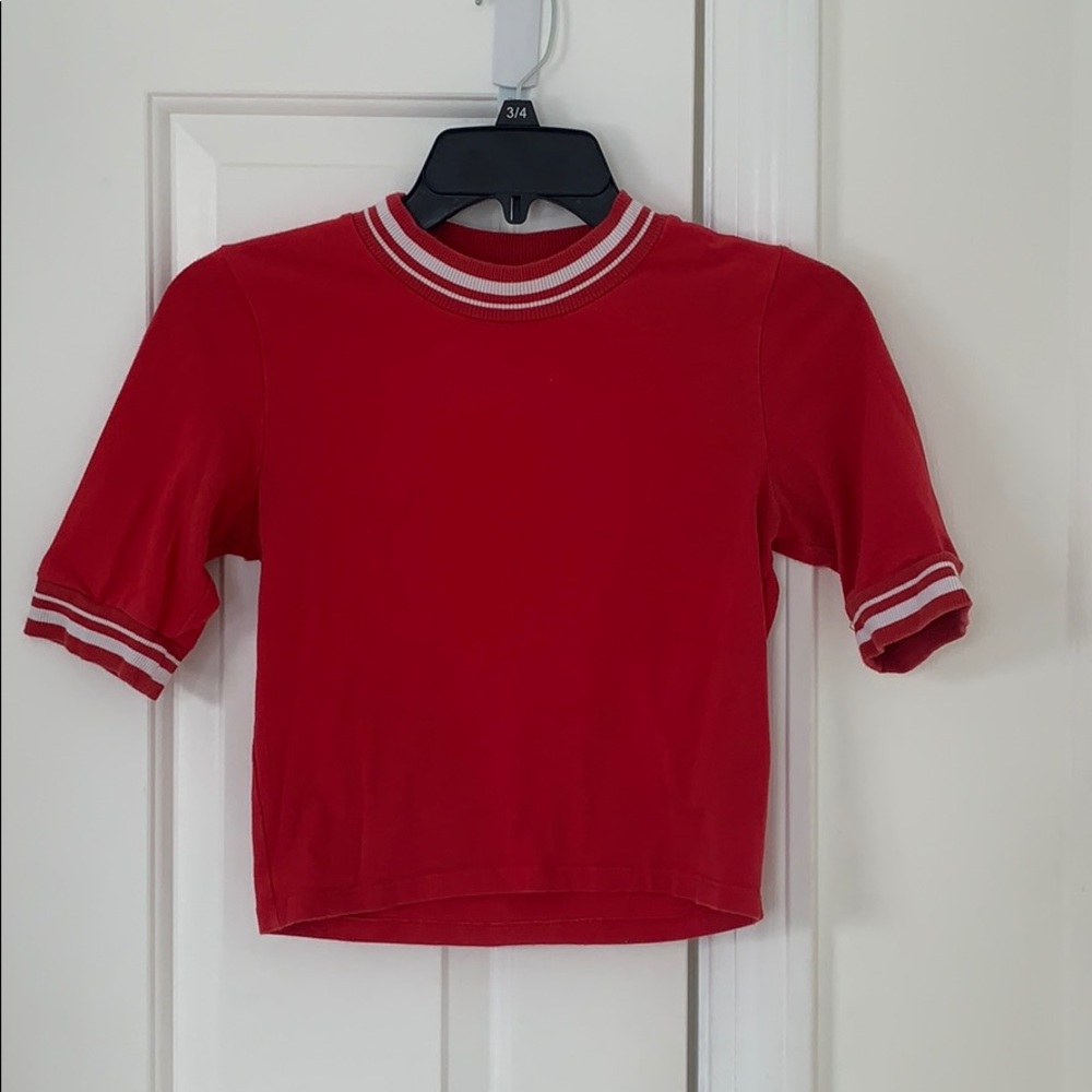 FOREVER 21 RED CROP TOP